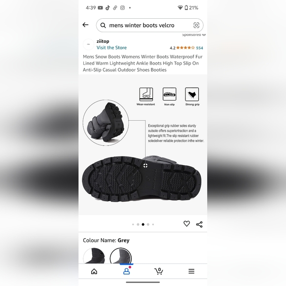 Men's winter boot brand new size 43 or us size 10 - Picture 9 of 10